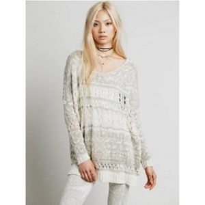 Free People Back and Forth Tunic/Sweater size S